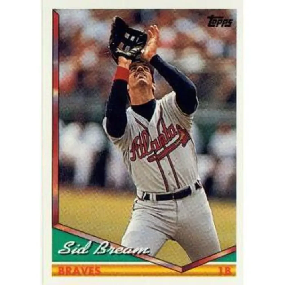 1994 Topps Sid Bream # 528 Atlanta Braves
